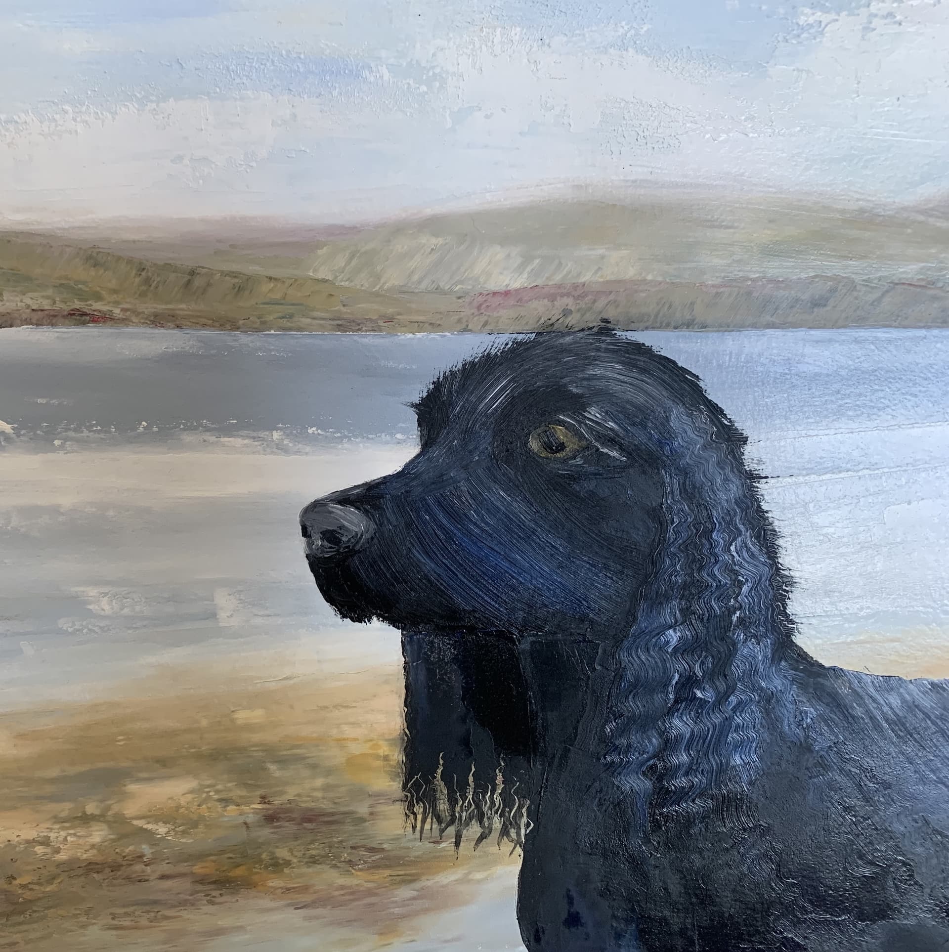 painting of A day at the beach