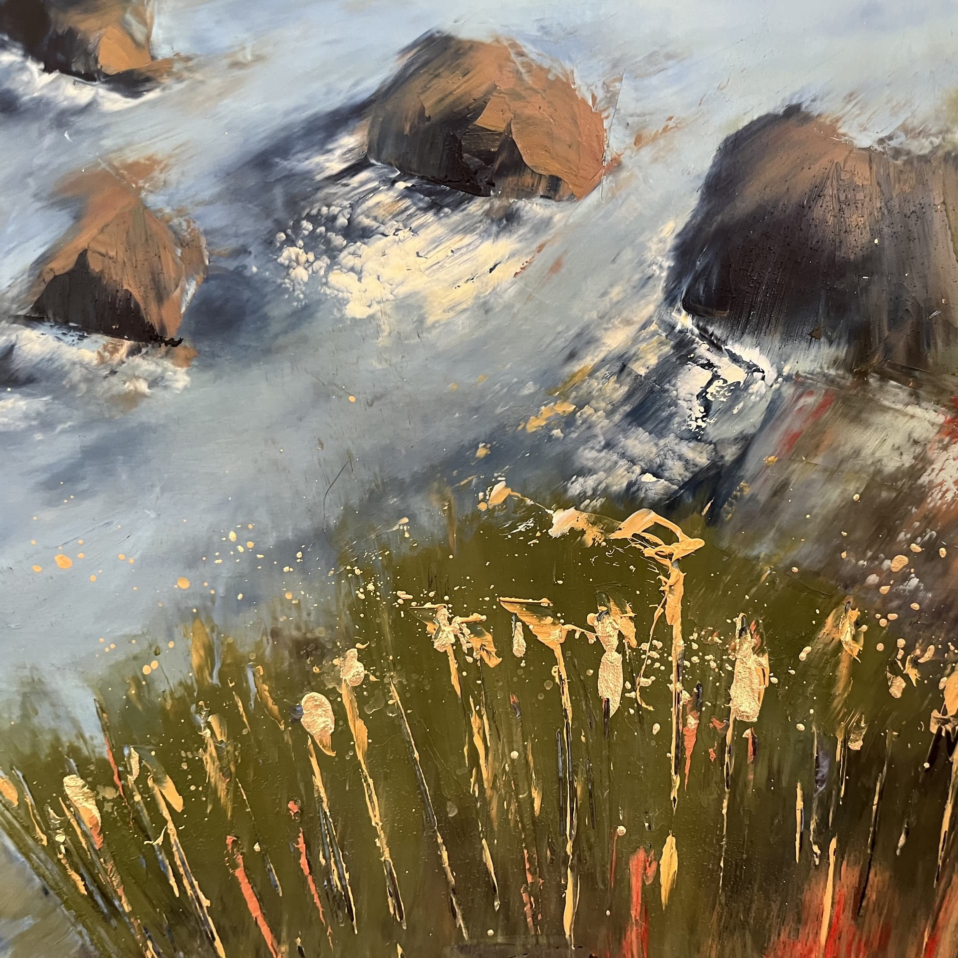 painting of Autumn in motion