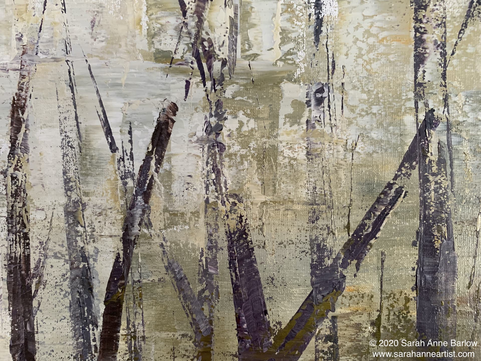 painting of Bluebells Amongst the Trees
