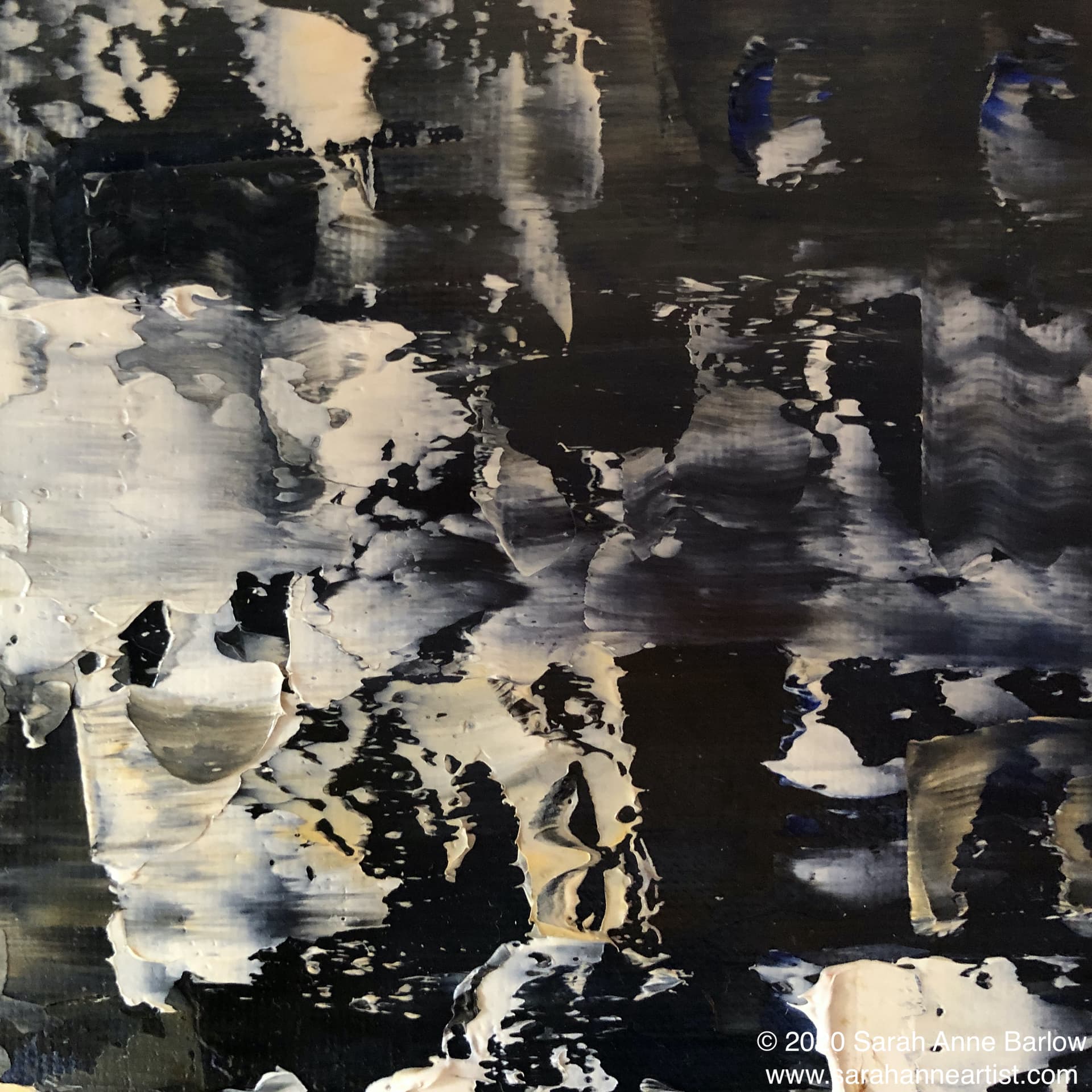 painting of While Clouds Gather