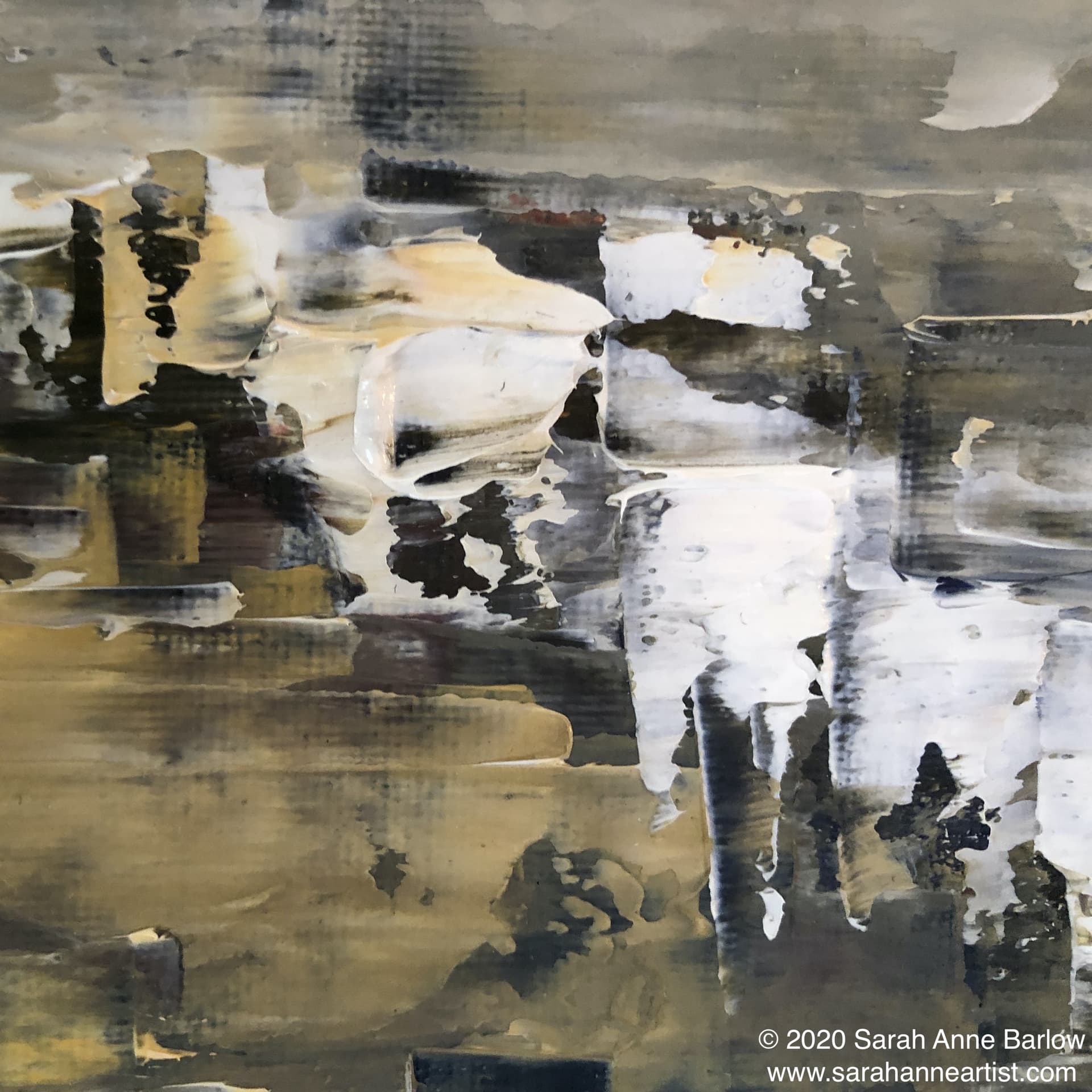 painting of While Clouds Gather